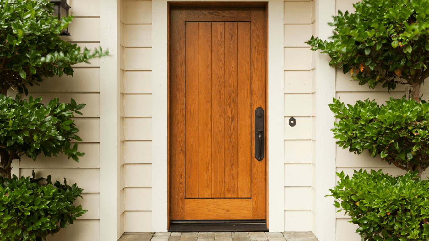 Welcoming front door of a home, symbolizing new opportunities with The Forsyth Team